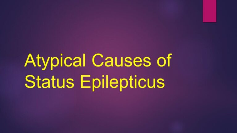 Read more about the article Atypical Causes of Status Epilepticus