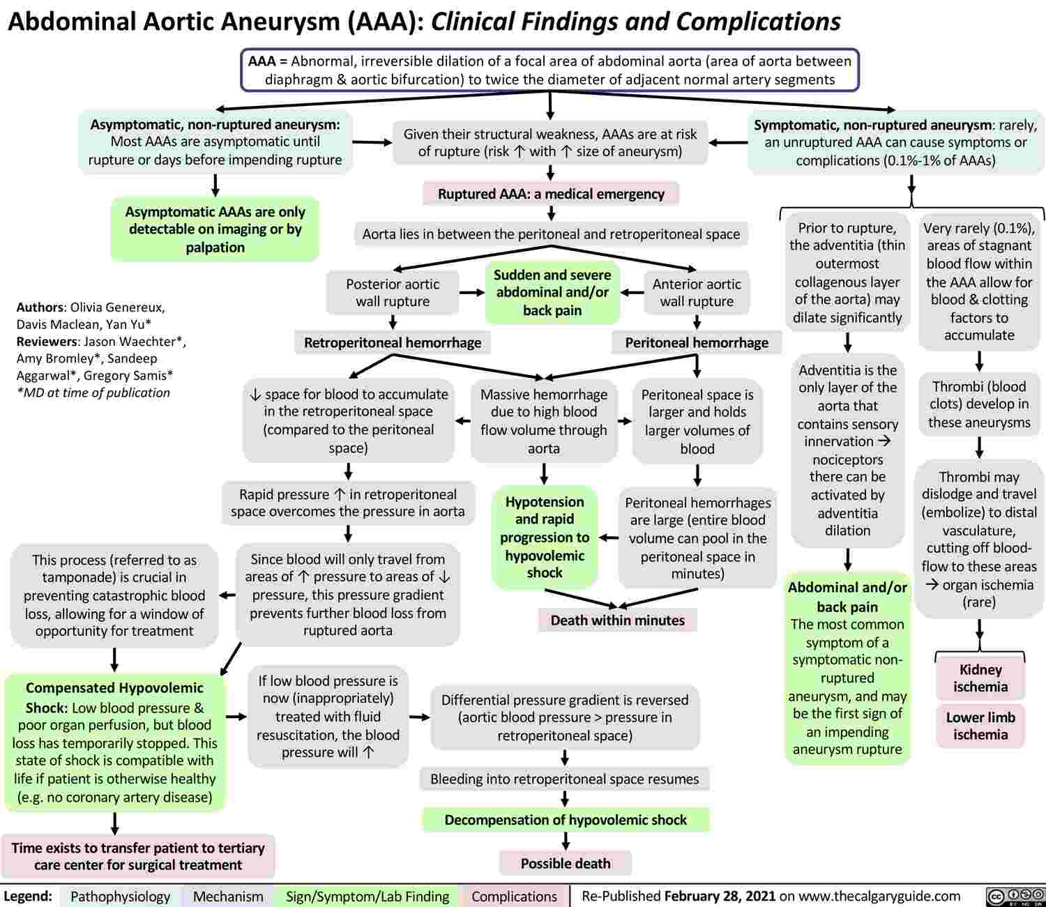 Aortic Aneurysms - Summary - Manual of Medicine