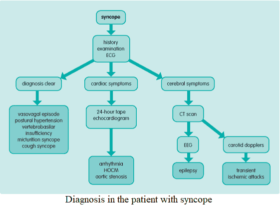 Diagnosis in the patient with syncope