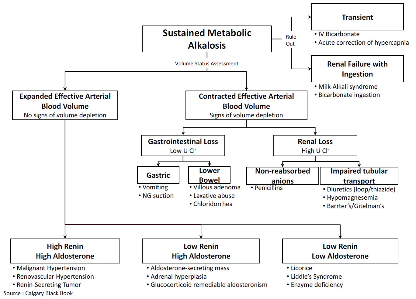 Metabolic Alkalosis - Differential Diagnosis